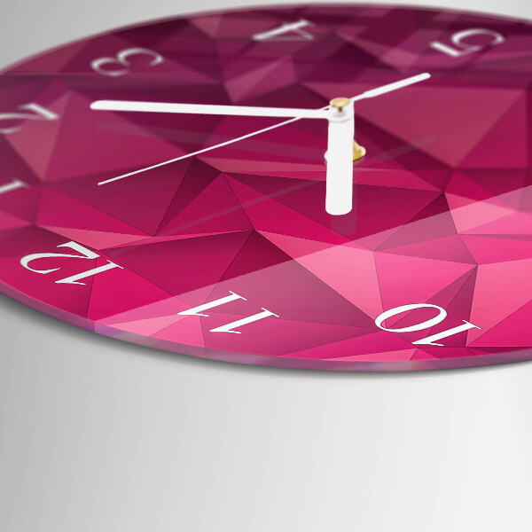 Glas wanduhr Abstraktion