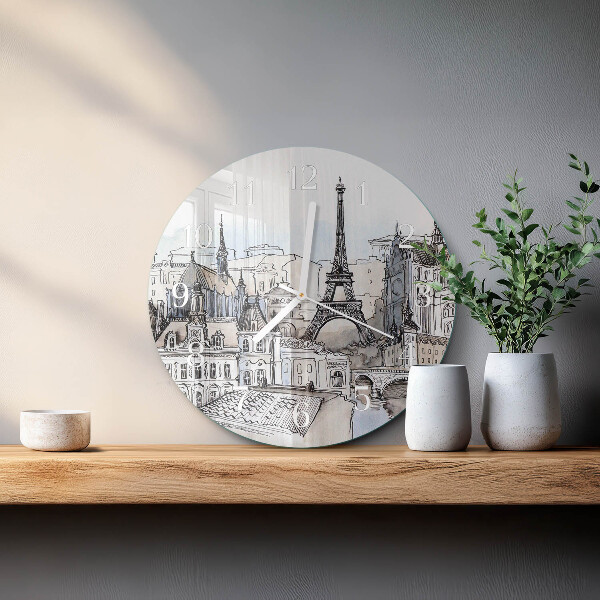 Glas wanduhr Denkmäler