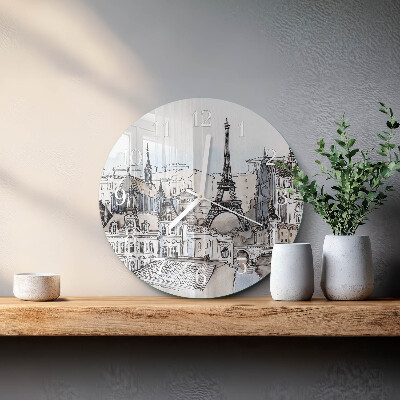 Glas wanduhr Denkmäler