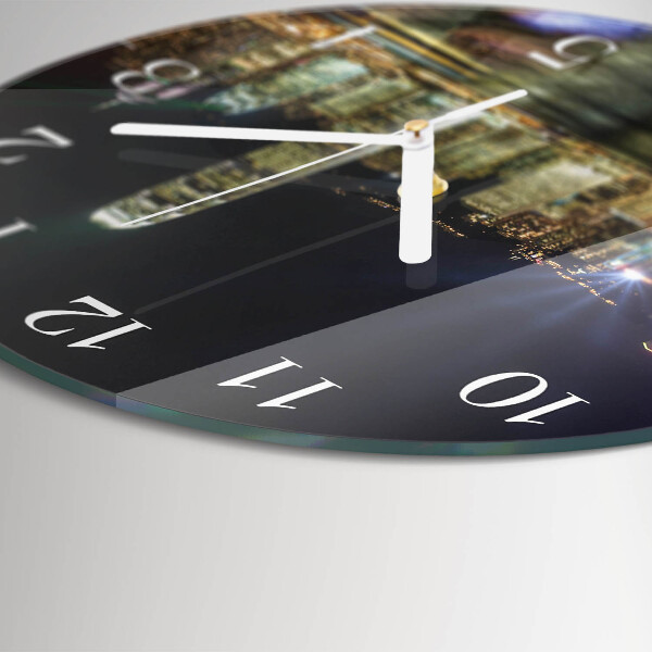 Glas wanduhr Horizont