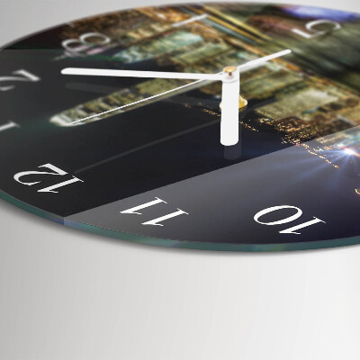 Glas wanduhr Horizont