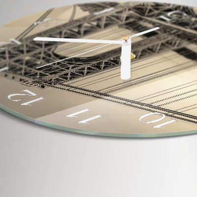 Glas wanduhr Golden Gate