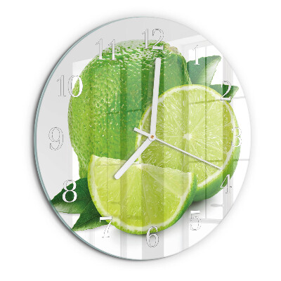 Glas wanduhr Kalziumkarbonat