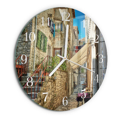 Glas wanduhr Avenue