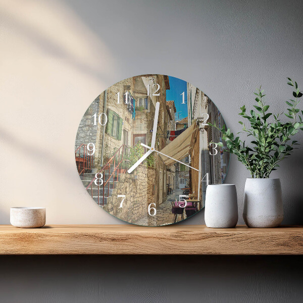 Glas wanduhr Avenue