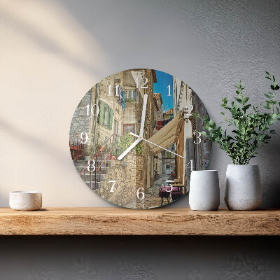 Glas wanduhr Avenue