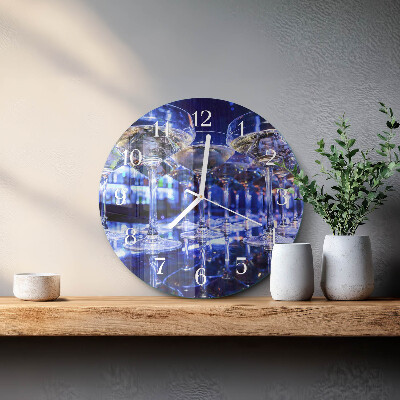 Glas wanduhr Gläser