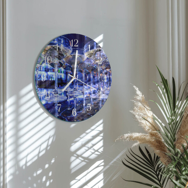 Glas wanduhr Gläser