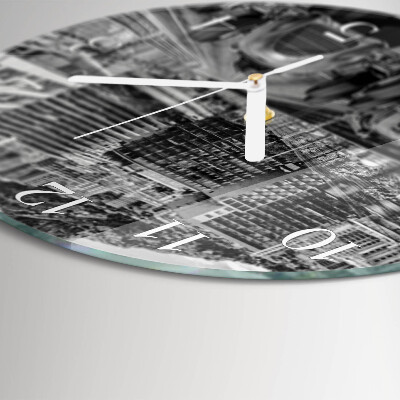 Glas wanduhr Rennwagen