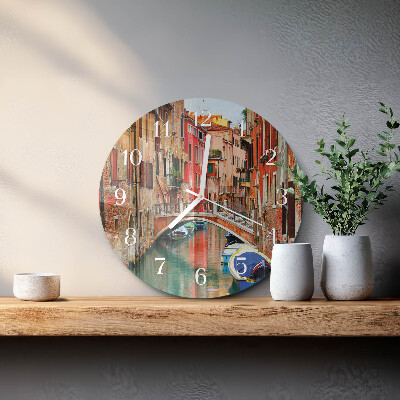 Glas wanduhr Venedig