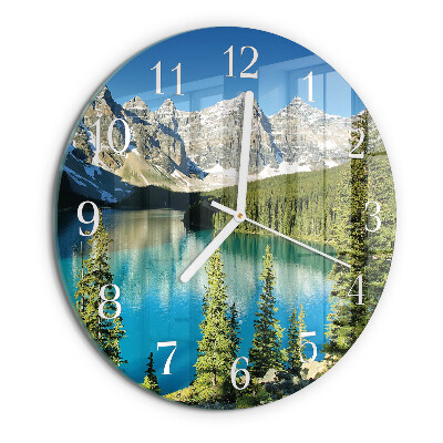 Glas wanduhr Berge Natur
