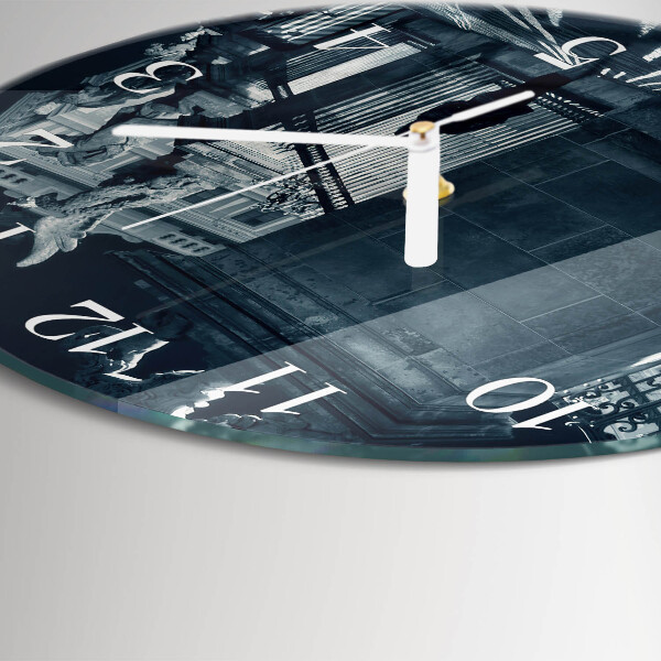 Glas wanduhr Hradschin