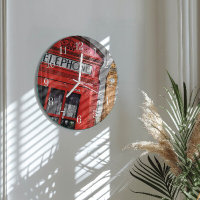 Glas wanduhr London
