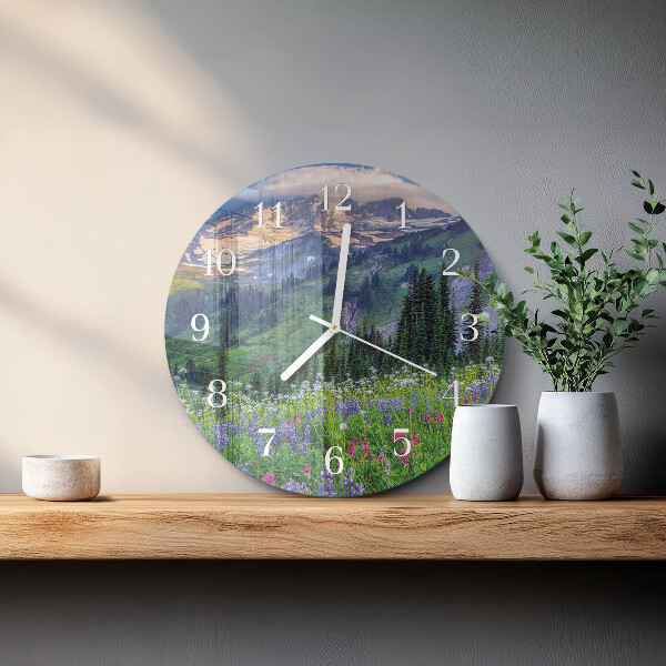 Glas wanduhr Wiesenberg