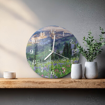 Glas wanduhr Wiesenberg