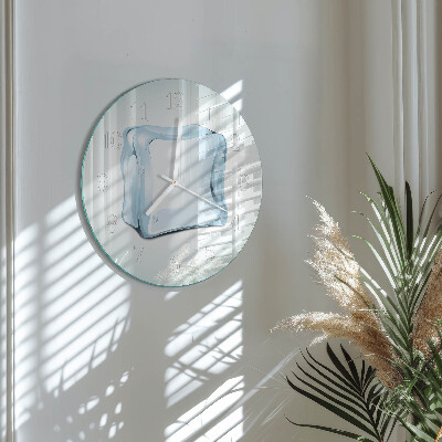 Glas wanduhr Eis