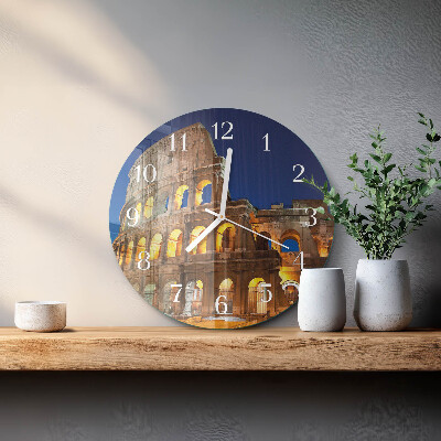 Glas wanduhr Kolosseum