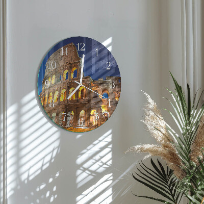 Glas wanduhr Kolosseum