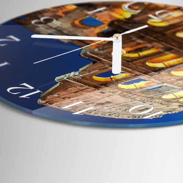 Glas wanduhr Kolosseum