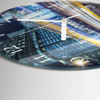 Glas wanduhr Horizont