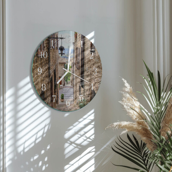 Glas wanduhr Avenue