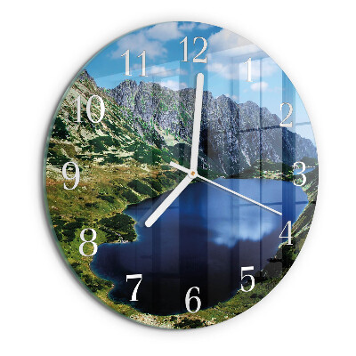 Glas wanduhr Morskie Oko