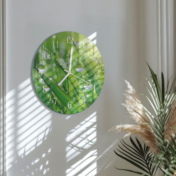 Glas wanduhr Tau