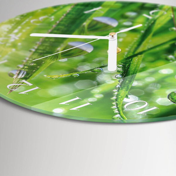 Glas wanduhr Tau