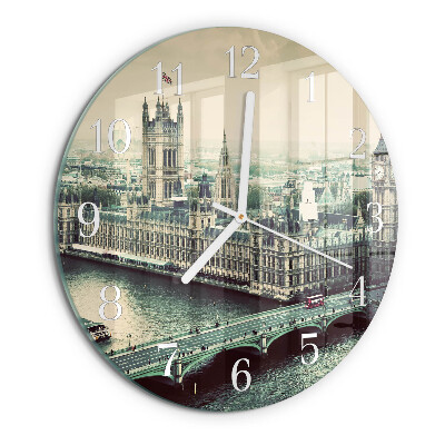 Glas wanduhr London