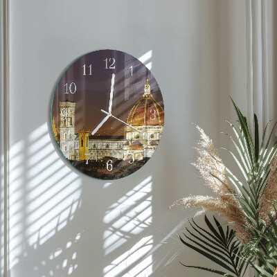 Glas wanduhr Basilika