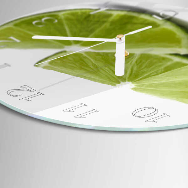 Glas wanduhr Kalziumkarbonat