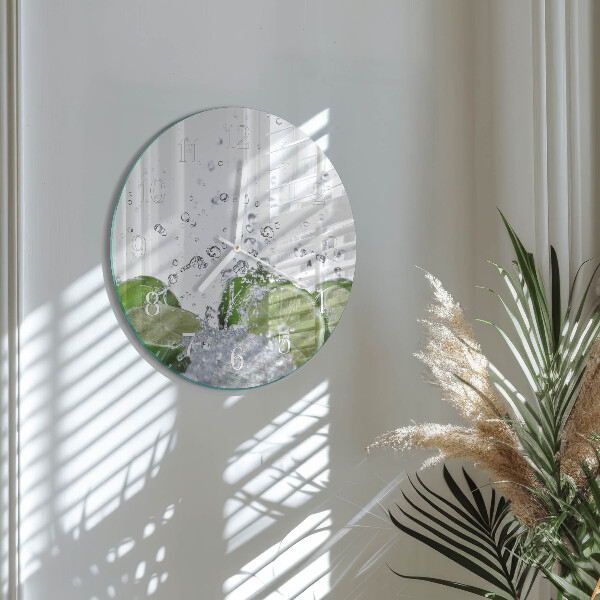 Glas wanduhr Limes