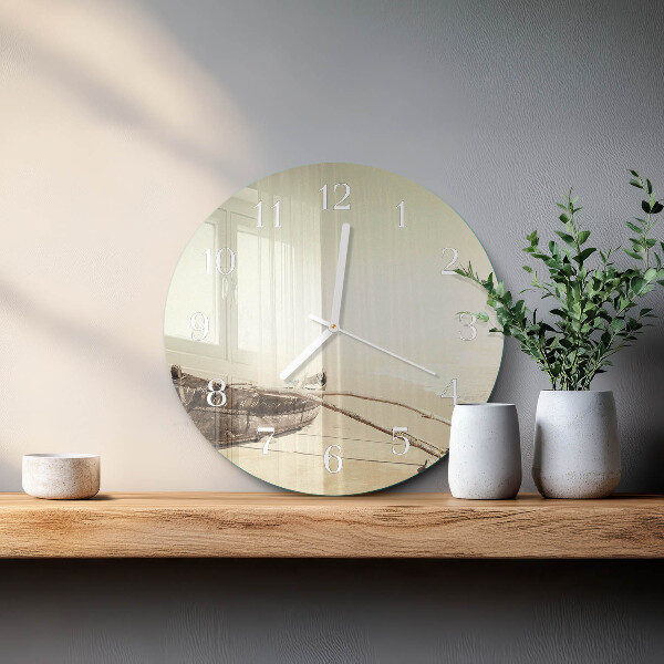 Glas wanduhr Łódź