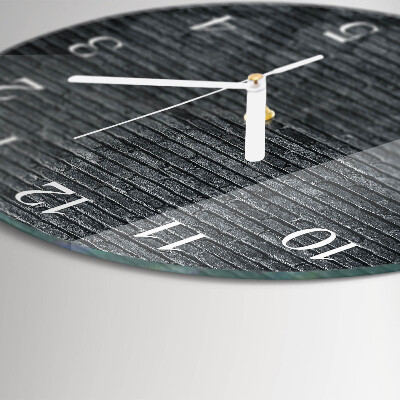 Glas wanduhr Klinker