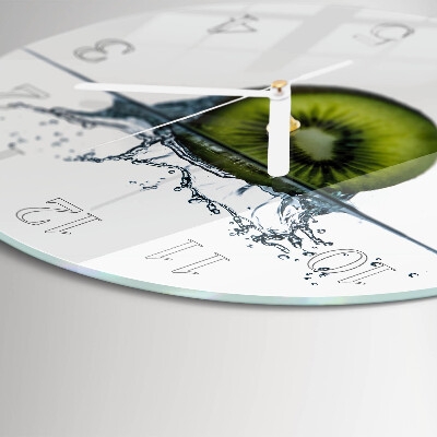Glas wanduhr Kiwi