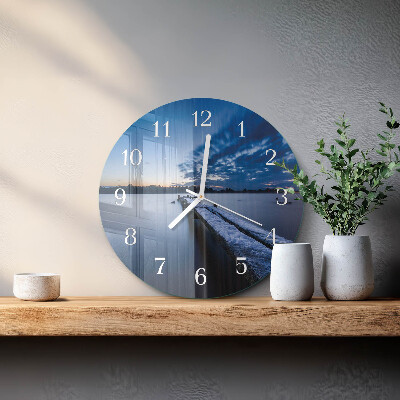 Glas wanduhr Landschaft