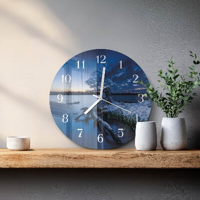 Glas wanduhr Landschaft