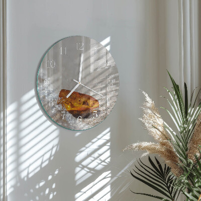 Glas wanduhr Bernstein