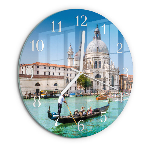 Glas wanduhr Venedig
