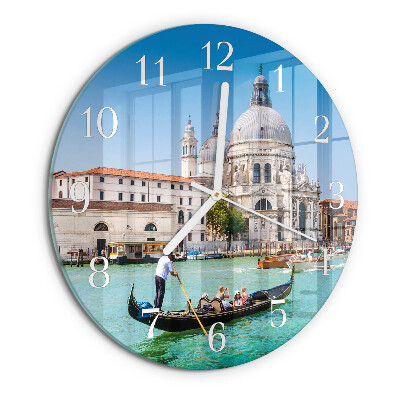 Glas wanduhr Venedig