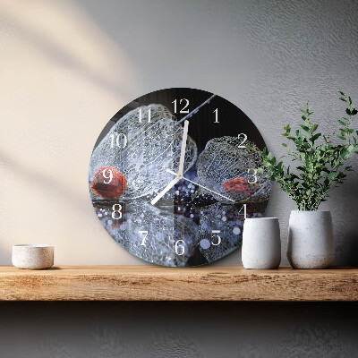 Glas wanduhr Stück