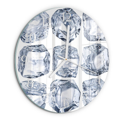 Glas wanduhr Eis