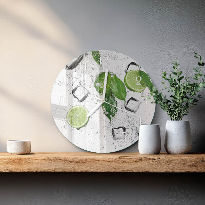 Glas wanduhr Limes