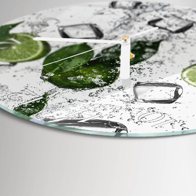 Glas wanduhr Limes