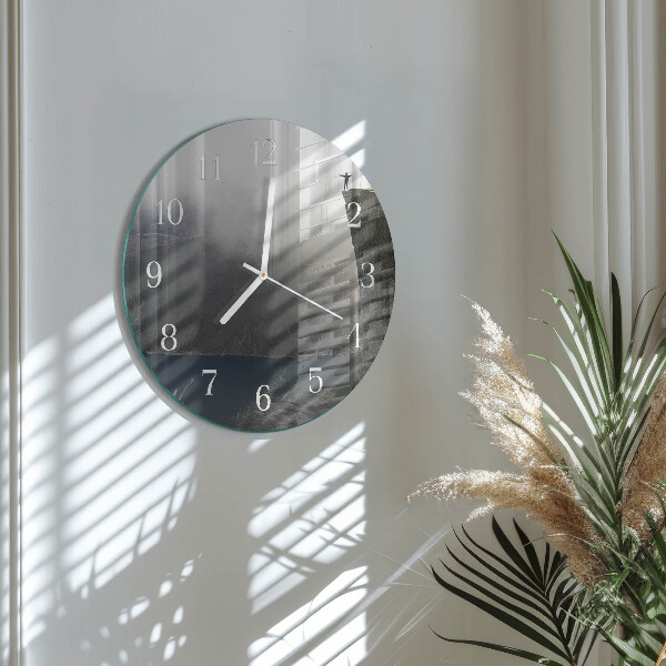 Glas wanduhr Abgrund