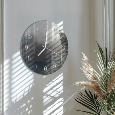 Glas wanduhr Abgrund