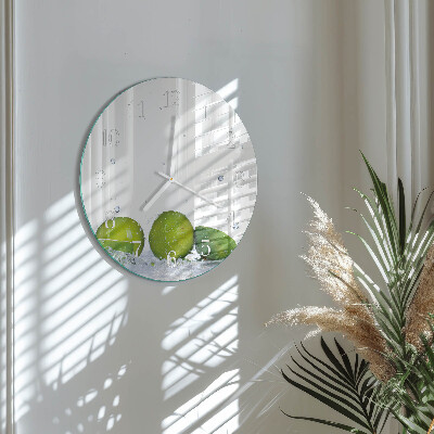 Glas wanduhr Limes