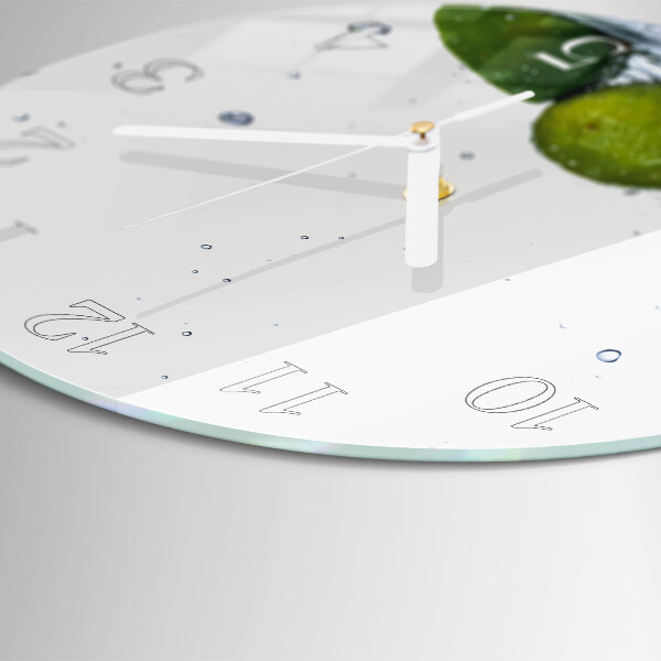 Glas wanduhr Limes