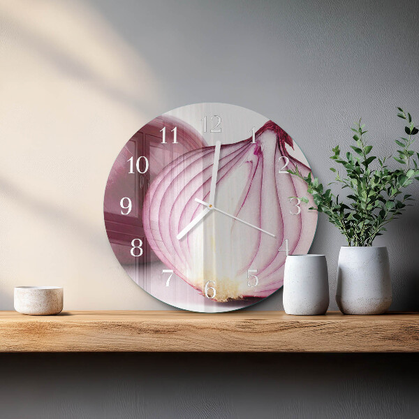 Glas wanduhr Zwiebel