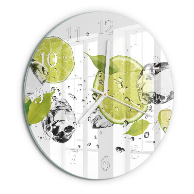 Glas wanduhr Kalziumkarbonat